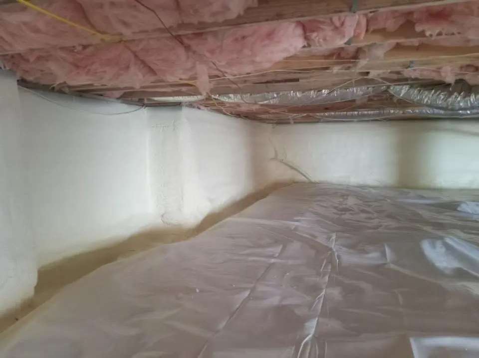 Crawl space encapsulation with closed-cell spray foam for Roof Leak Repair in Mount Rainier